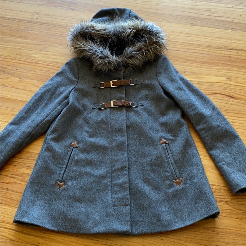 Anthropologie Cartonnier Wool Coat Size 4 Small